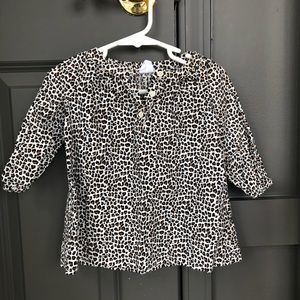Baby Gap Leopard Corduroy Dress | 6-12 Months